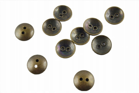 Guziki złote paczka 10 sztuk