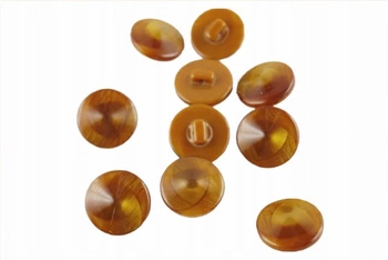 Opakowanie zestaw guziki 10 Sztuk Brązowe 20mm