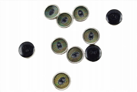 Guziki złote opakowanie 10 sztuk  