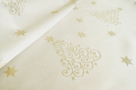 Świąteczny obrus plamoodporny to trwałość, elegancja i łatwość czyszczenia w jednym produkcie. Wymiar: 80x100cm.