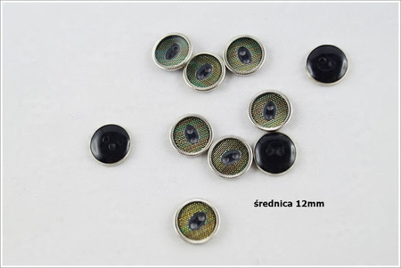 Guziki złote opakowanie 10 sztuk  