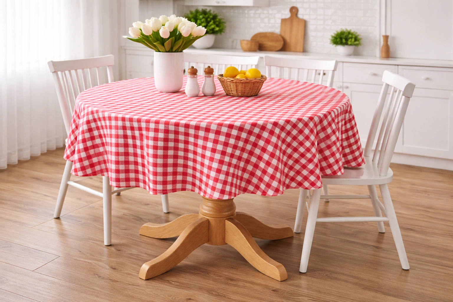 Tkanina obrusowa świąteczna dwustronna brokatowa w choinki – plamoodporna, elegancka tkanina na obrus bożonarodzeniowy pol_pl_Tkanina-plamoodporna-biala-w-delikatny-wzor-w-kreseczki-293_3