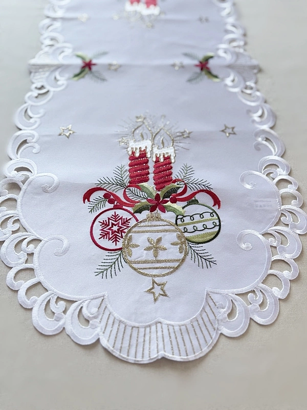 Bieżnik haftowany na Boże Narodzenie to elegancka dekoracja stołu wymiar 40x85cm pol_pl_Brokatowy-obrus-swiateczny-z-gwiazda-betlejemska-plamoodporny-polski-140x300-cm-299_4