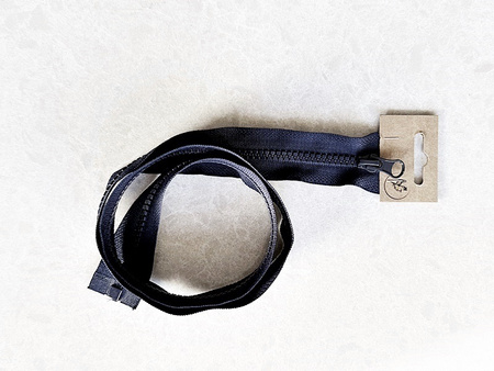 Plastikowy zamek rozdzielczy kostkowy granatowy | 60cm.