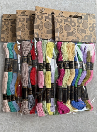 Mulina Zestaw Nici Do Haftu