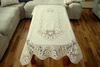 Obrus żakardowy kremowy 105x155cm