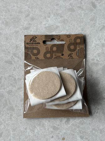 Filcowe podkładki meblowe | samoprzylepne, wytrzymałe