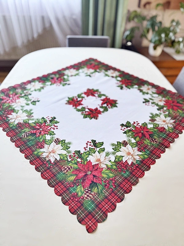 Bieżnik haftowany na Boże Narodzenie to elegancka dekoracja stołu wymiar 40x85cm pol_pl_Brokatowy-obrus-swiateczny-z-gwiazda-betlejemska-plamoodporny-polski-140x300-cm-299_4