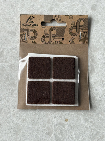 Samoprzylepne podkładki filcowe kwadratowe | zabezpieczenie pod meble