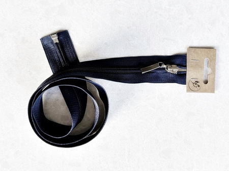 Mocny zamek żyłkowy z plastiku do kurtek i pokrowców | 50 cm.