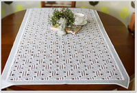 Bieżnik żakardowy szary 100x100cm