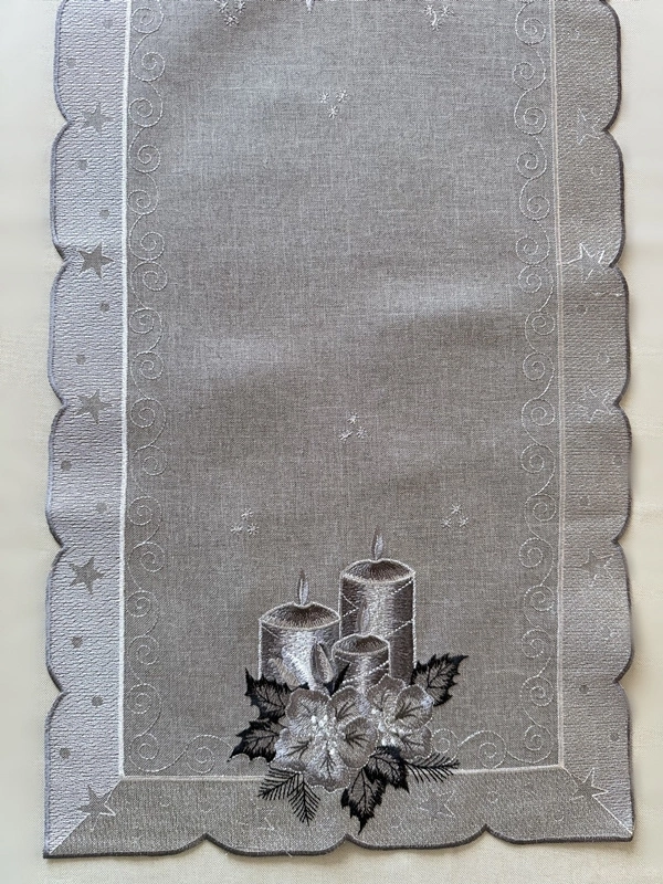 Bieżnik haftowany na Boże Narodzenie to elegancka dekoracja stołu wymiar 40x85cm pol_pl_Brokatowy-obrus-swiateczny-z-gwiazda-betlejemska-plamoodporny-polski-140x300-cm-299_3