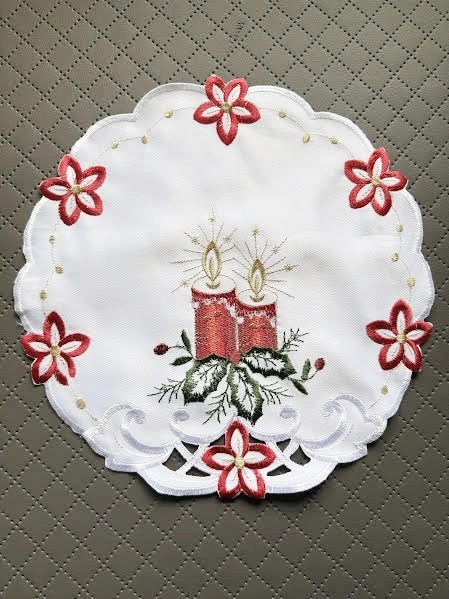 Bieżnik haftowany na Boże Narodzenie to elegancka dekoracja stołu wymiar 40x85cm pol_pl_Brokatowy-obrus-swiateczny-z-gwiazda-betlejemska-plamoodporny-polski-140x300-cm-299_4