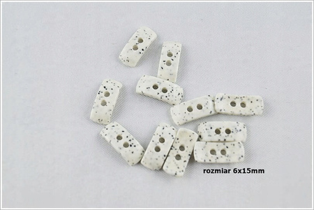 Opakowanie zestaw guzików 10 Sztuk Kremowe